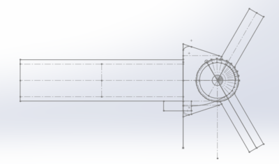 Skeleton Part for bar end assembly